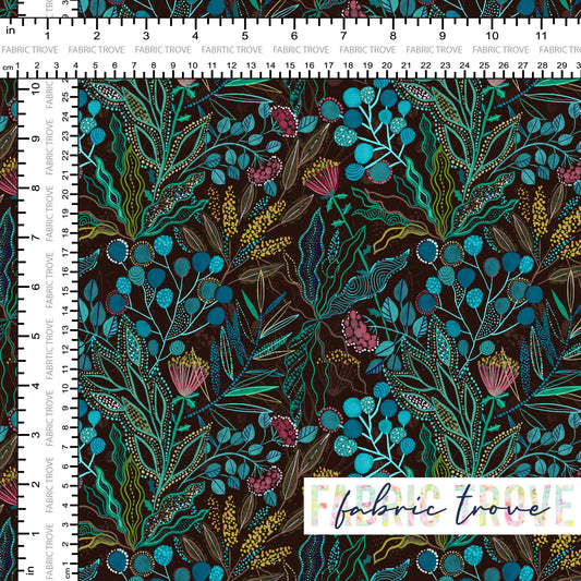 C100 - Abstract Wattle Brown