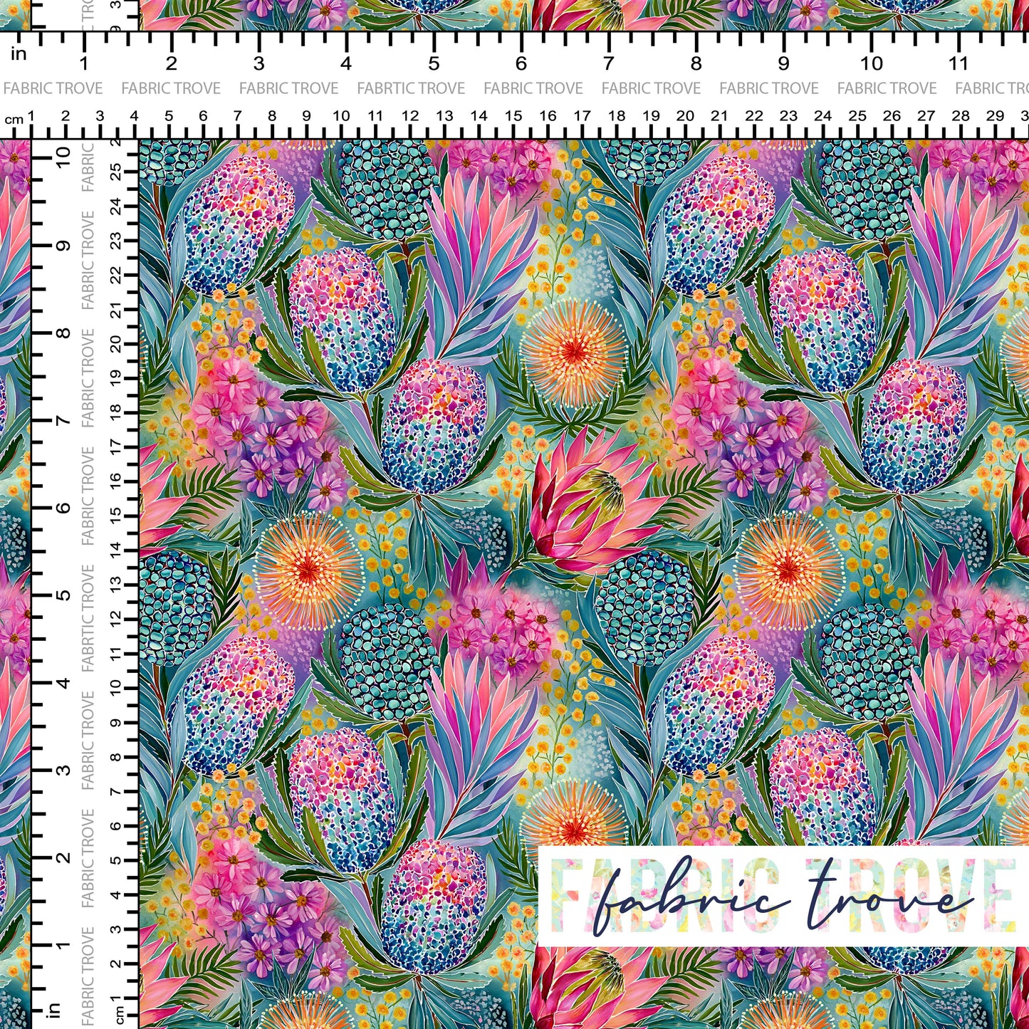 C100 - Abstract Wildflowers