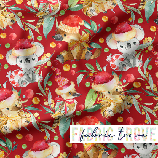 KNIT 95/5 - Aussie Christmas Red