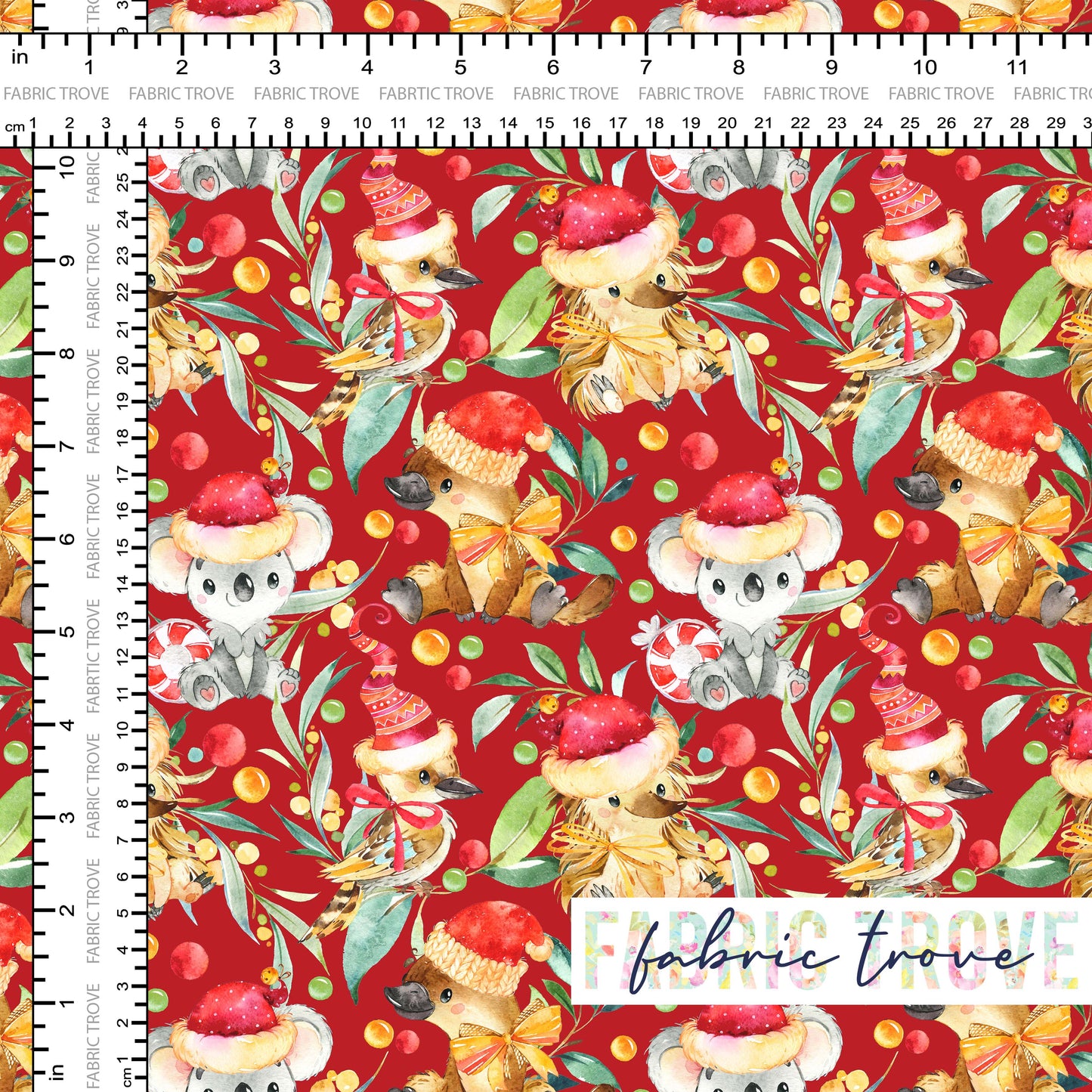 KNIT 95/5 - Aussie Christmas Red