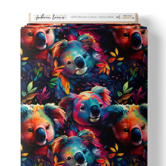 COTTON 100 - Bright Cute Koala