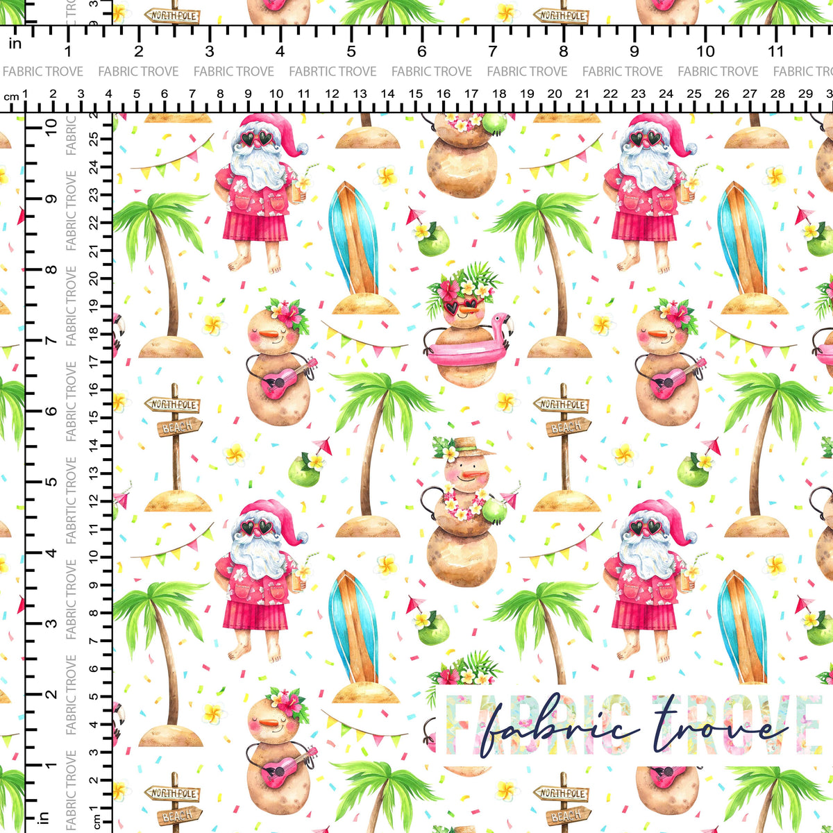 C100 - Christmas Beach White