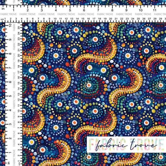 COTTON 100 - Christmas Dots