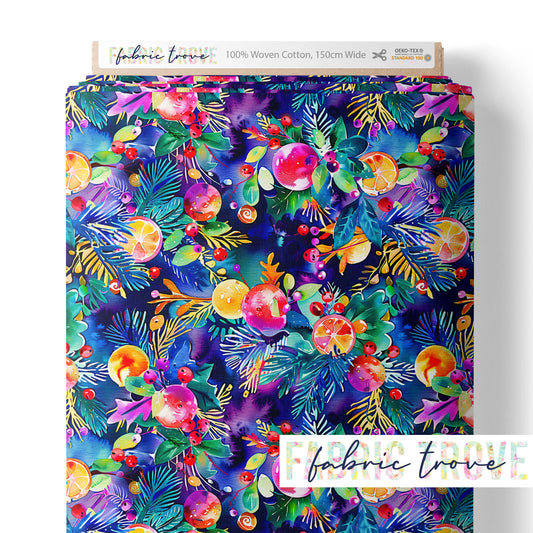 COTTON 100 - Christmas Medley Dark