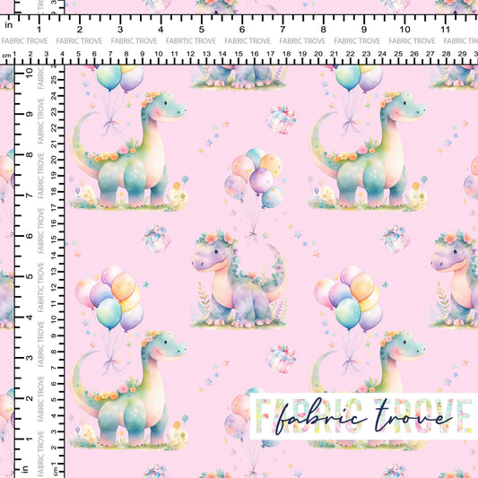 C100 - Dino Party Pink