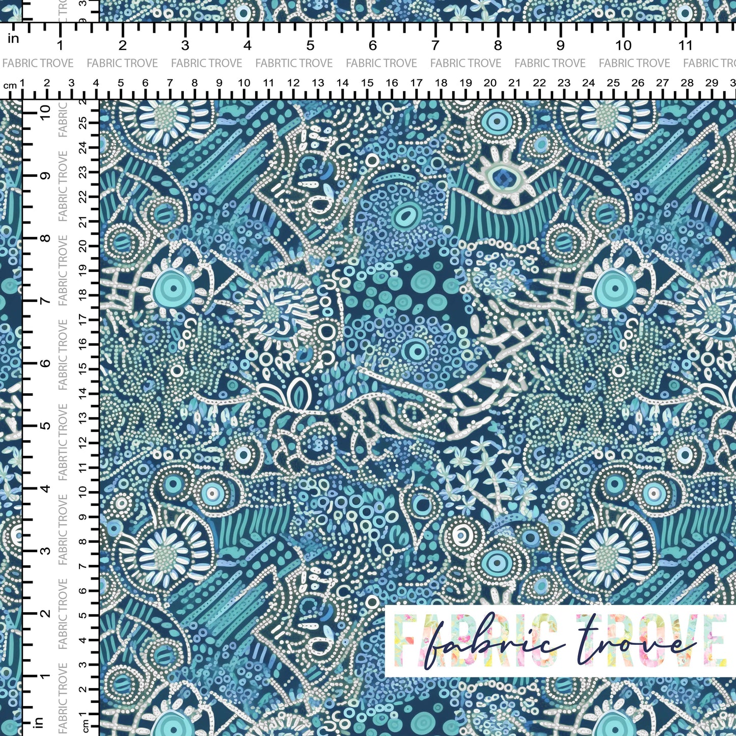 COTTON 100 - Dreaming in Circles Ice