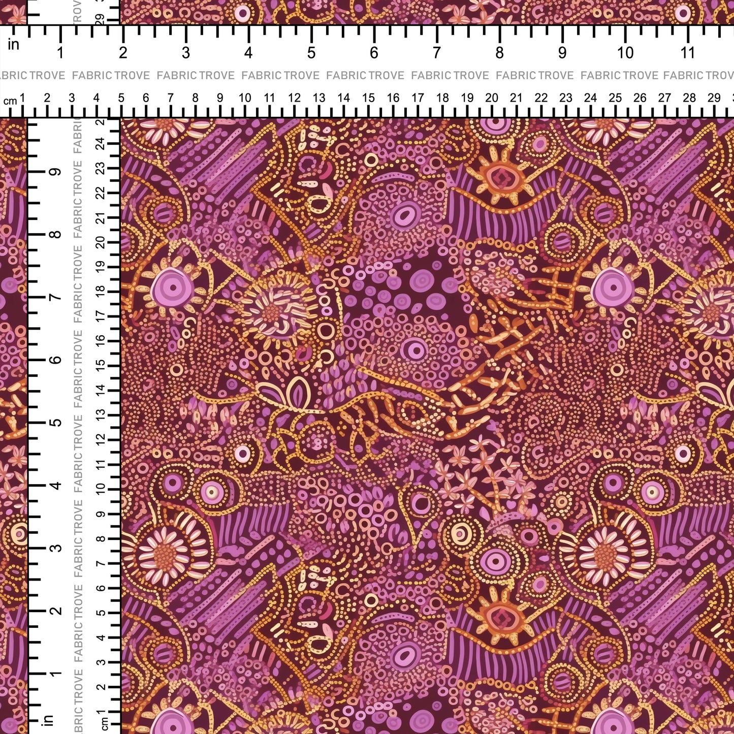 COTTON 100 - Dreaming in Circles Rose