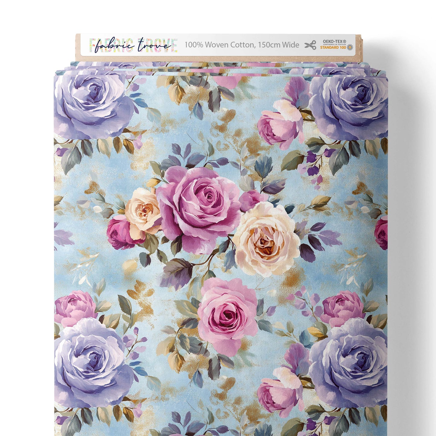 Elegant Floral Blue