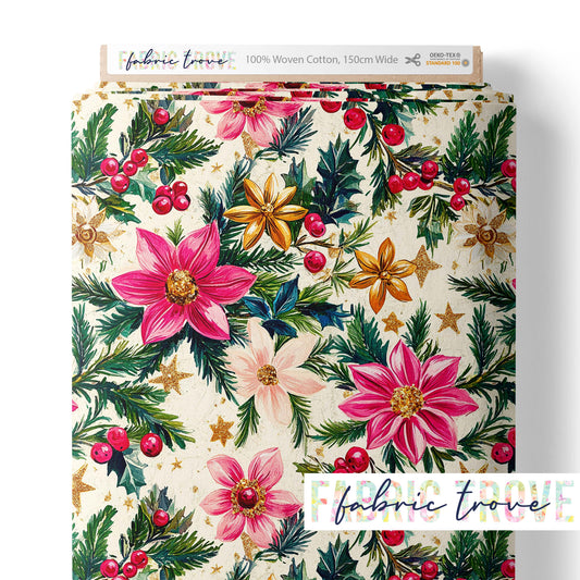 COTTON 100 - Fantasy Holly