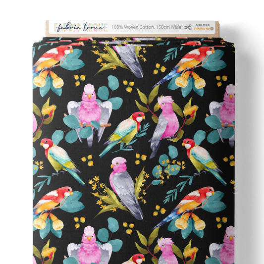 COTTON 100 - Flight of Fancy Black