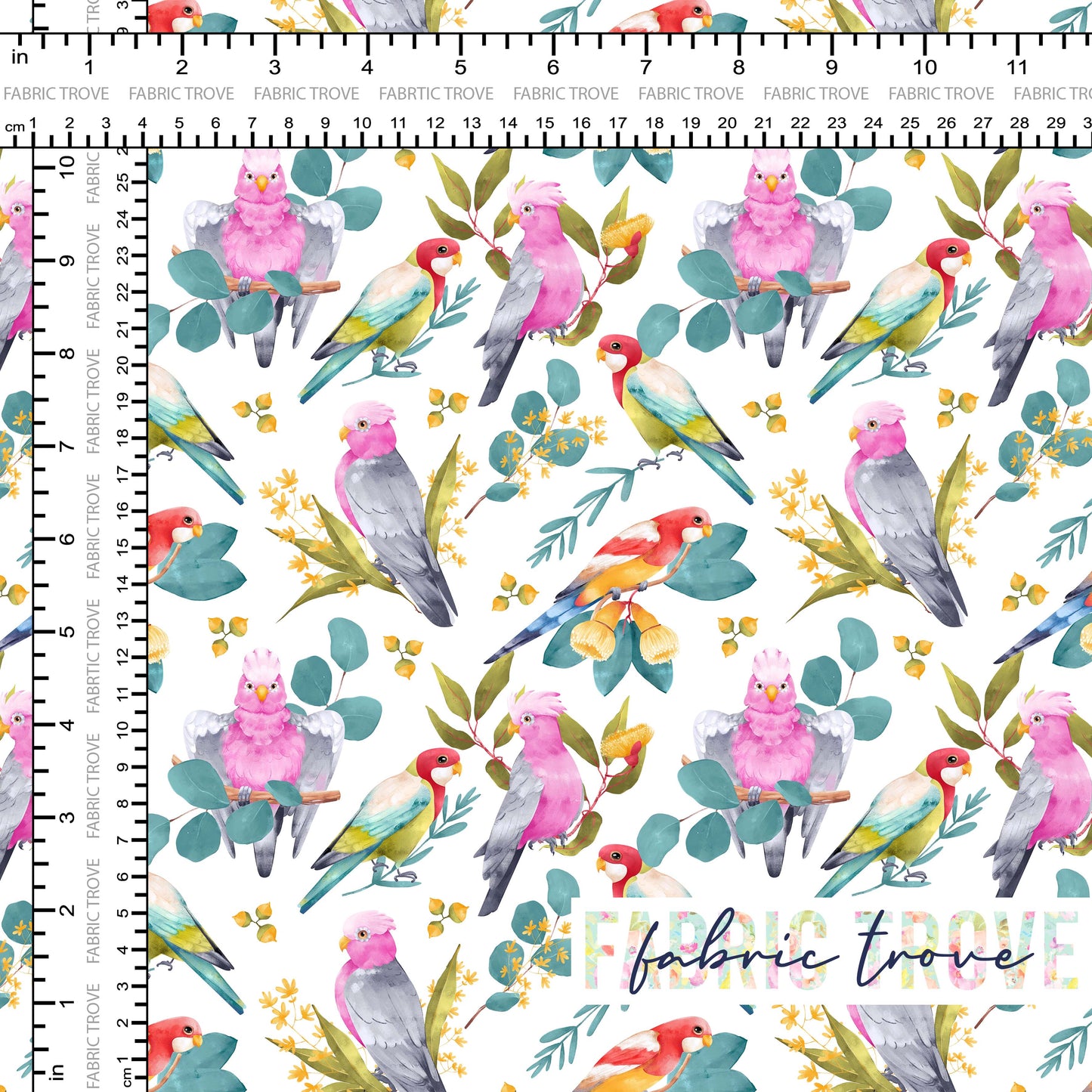 COTTON 100 - Flight of Fancy White