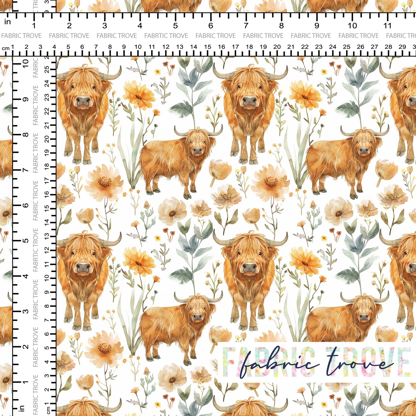 COTTON 100 - Highland Floral