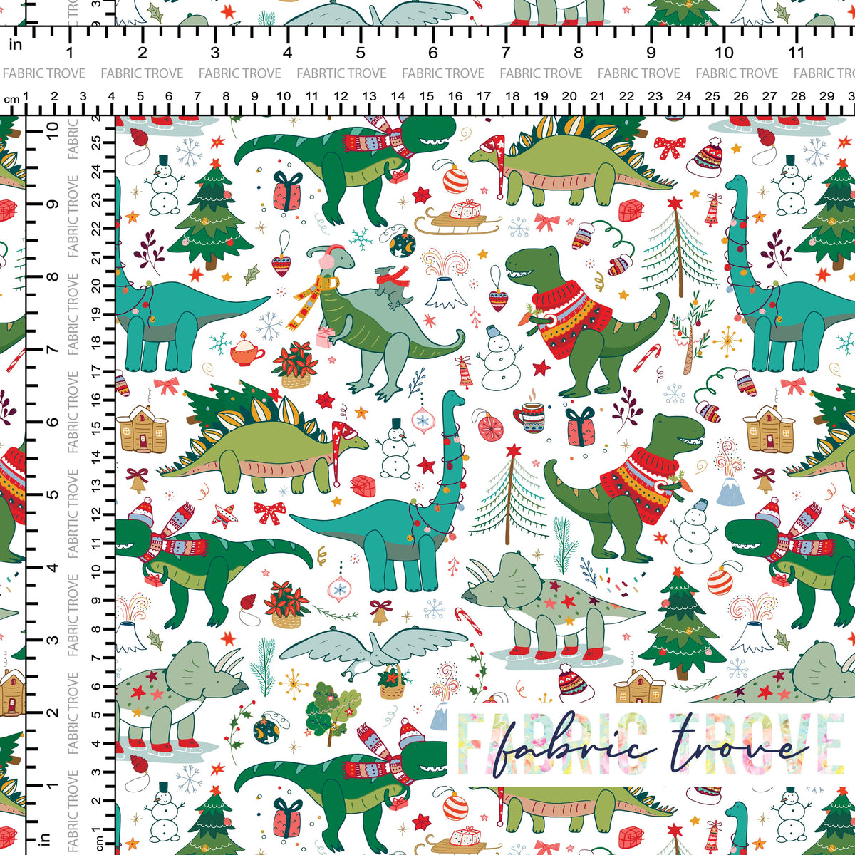 C100 - Merry Dino White