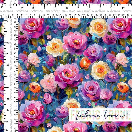 C100 - Painted Roses