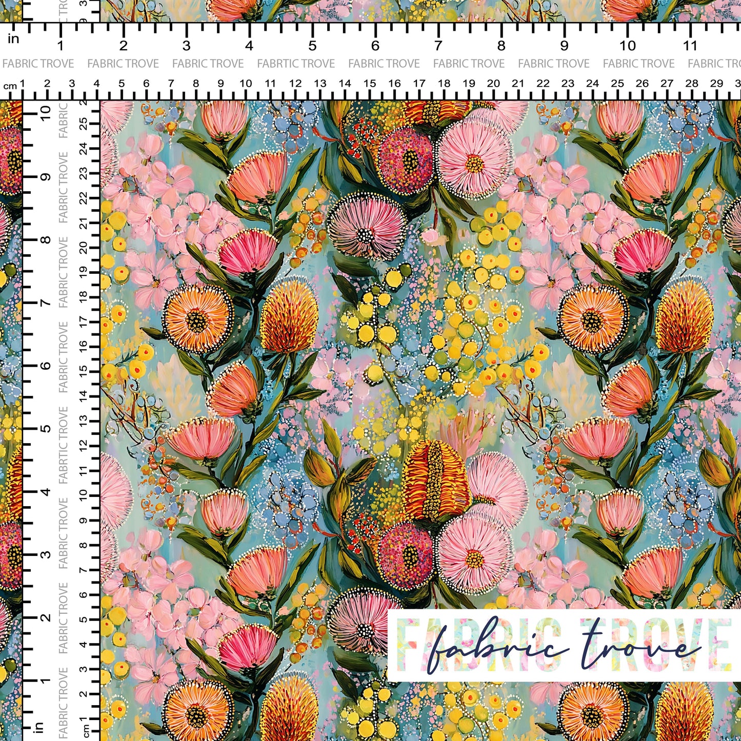C100 - Painted Wildflowers