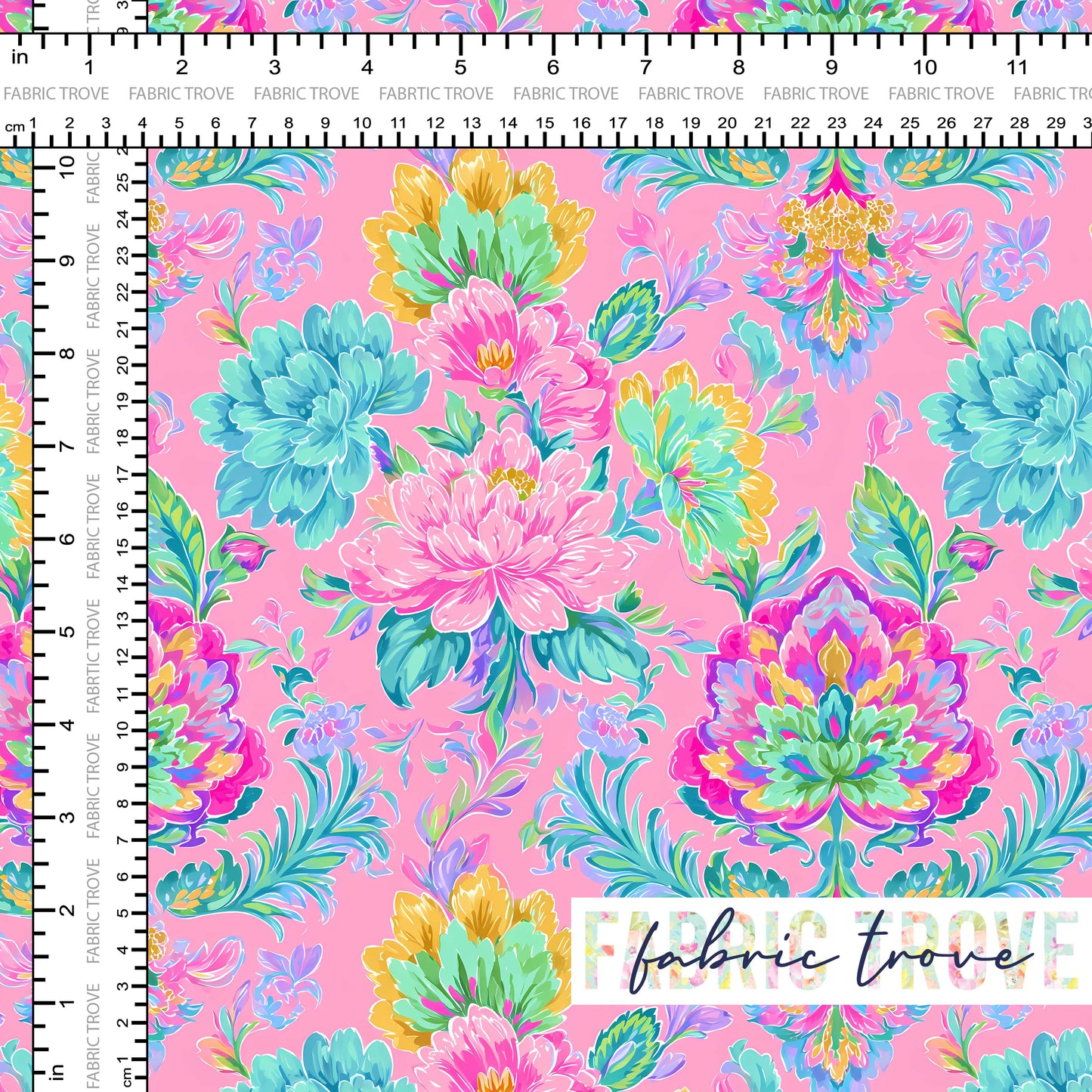 C100 - Paradise Damask Pink