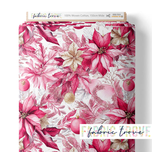 COTTON 100 - Pointsettea Pastel