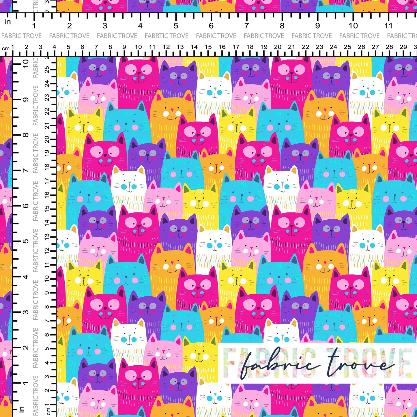 KNIT 95/5 - Rainbow Kitty
