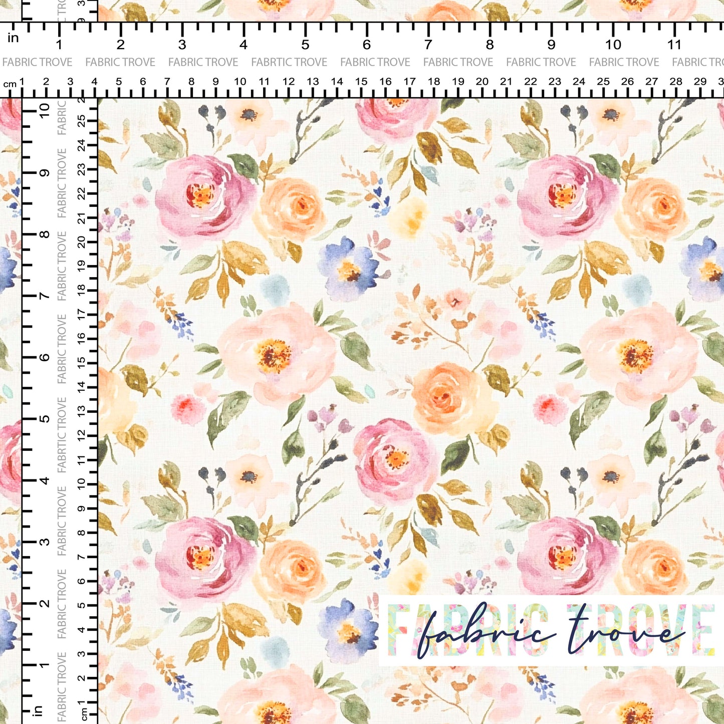 COTTON 100 - Rosanna Roses