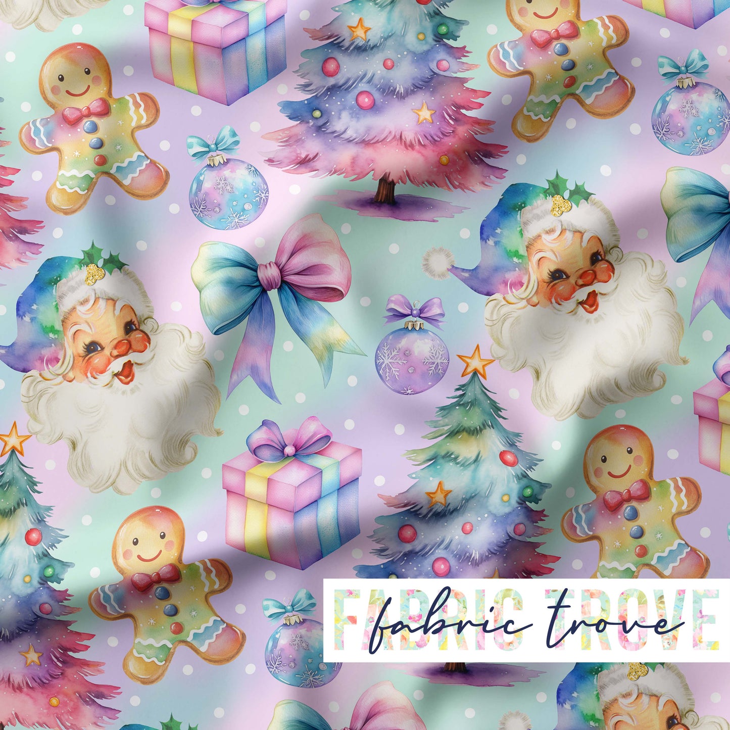 KNIT 95/5 - Vintage Christmas Rainbow