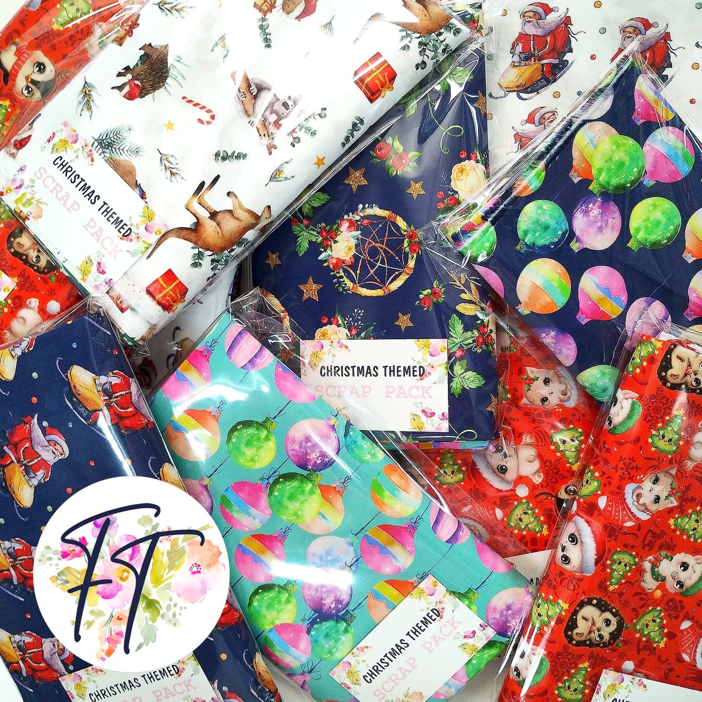 Scrap Pack - Cotton 100 - CHRISTMAS