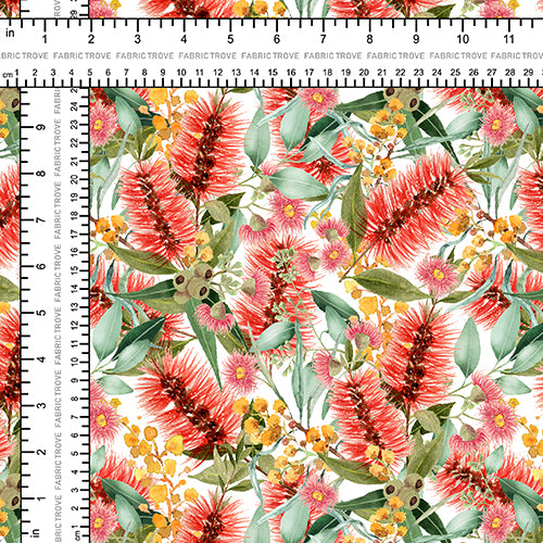 COTTON 100 - Bushland Floral