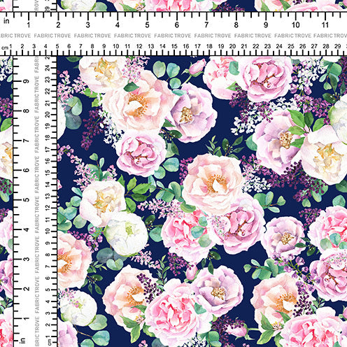 COTTON 100 - Elizabeth Navy