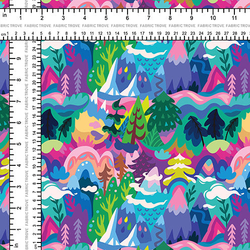 COTTON 100 - Mountain Scape