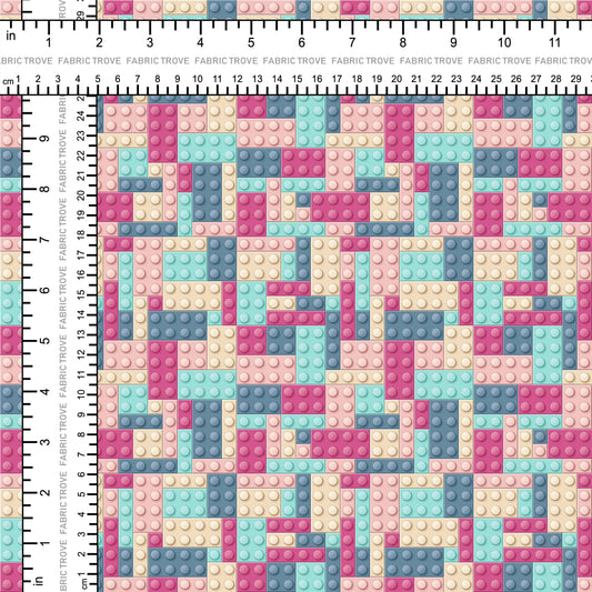 COTTON 100 - Bricks Pastel