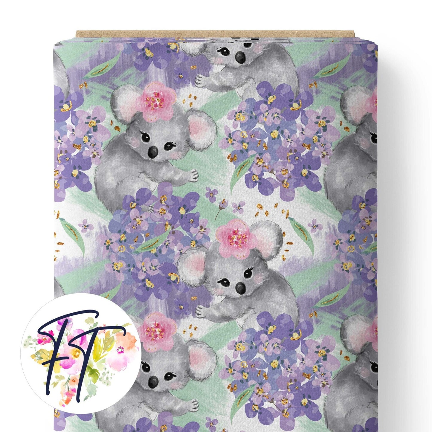 COTTON 100 - Cute Koala Hugs