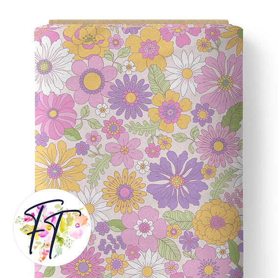 COTTON 100 - Pretty Floral Mix