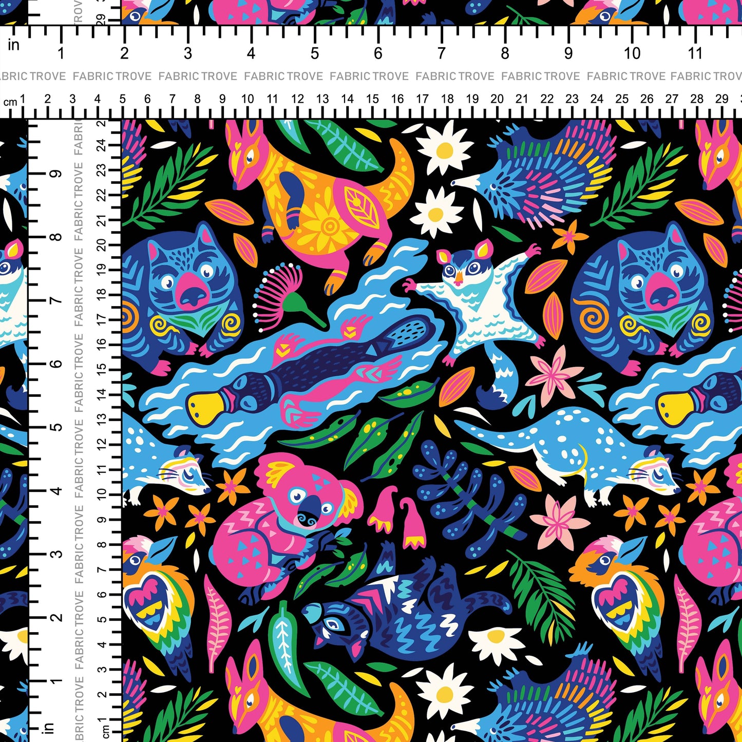 COTTON 100 - Ozzy Animals Black