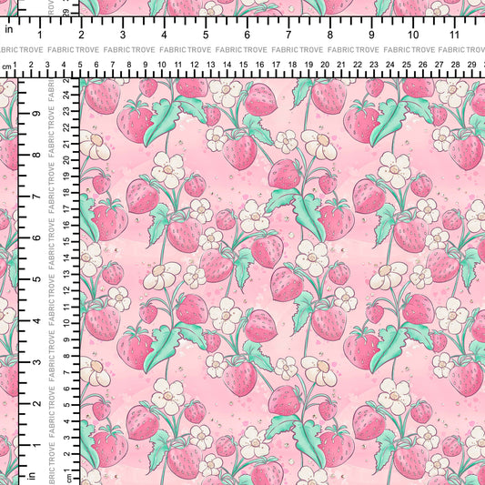 COTTON 100 - Pink Strawberry
