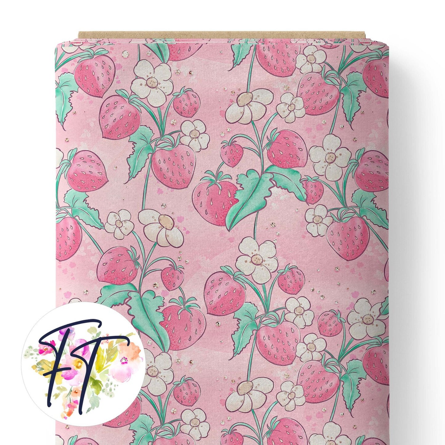 COTTON 100 - Pink Strawberry