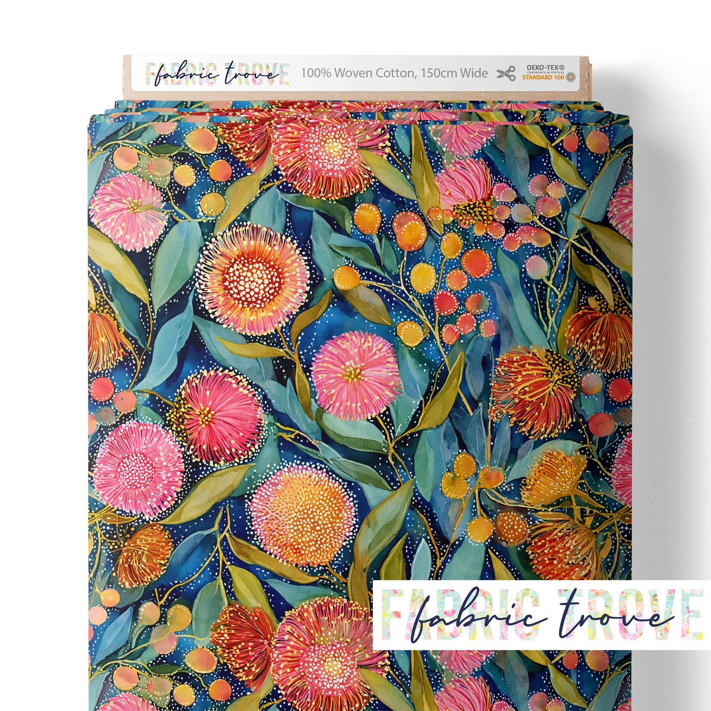 C100 - Abundant Wattles Blue