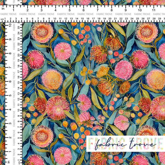 C100 - Abundant Wattles Blue