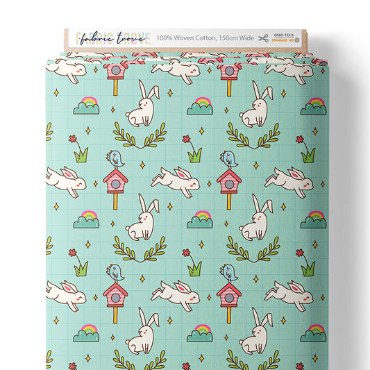 Bunny Grid Mint