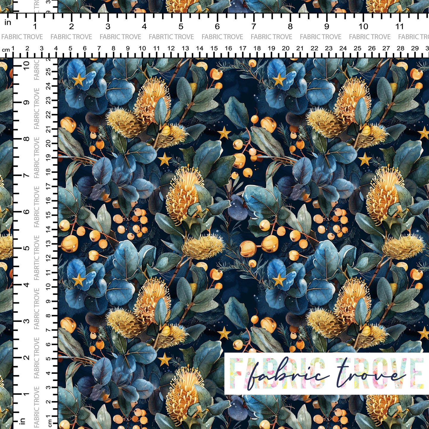 COTTON 100 - Bush Noel Navy