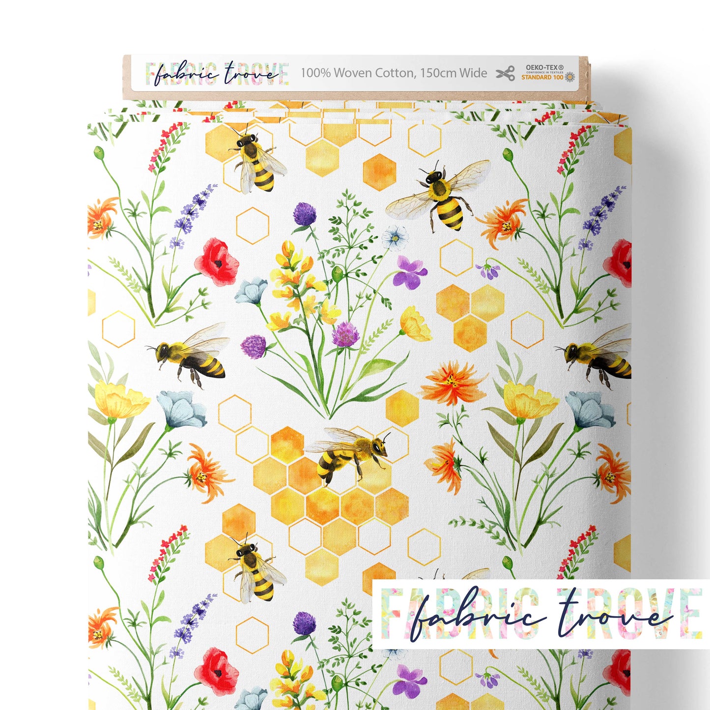 C100 - Busy Bee White
