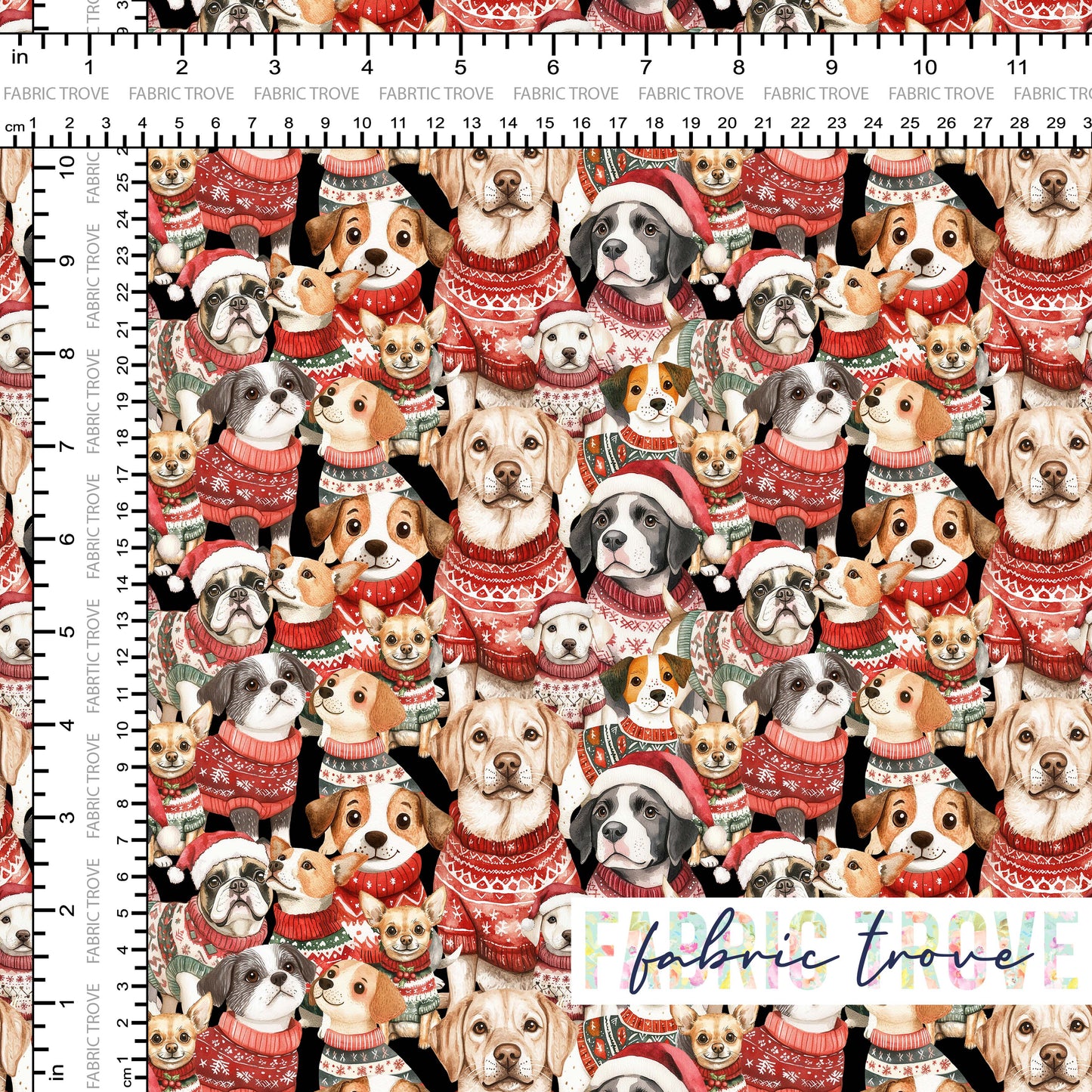 COTTON 100 - Canine Christmas