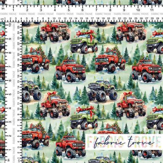 C100 - Christmas Monster Trucks