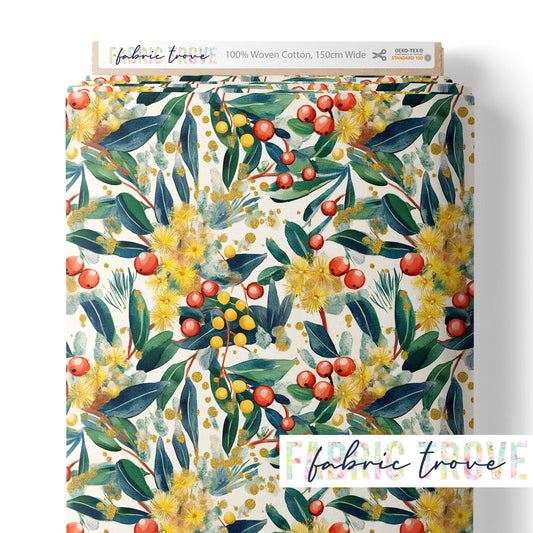 COTTON 100 - Christmas Wattle Cream