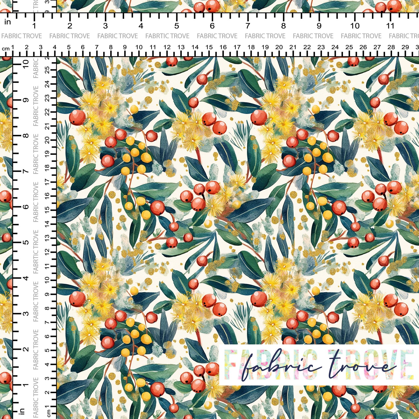 COTTON 100 - Christmas Wattle Cream