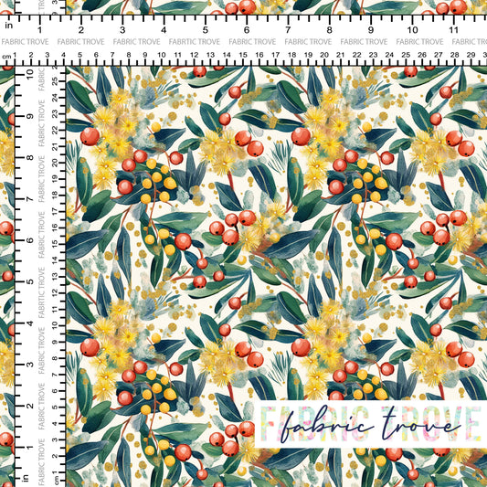 COTTON 100 - Christmas Wattle Cream