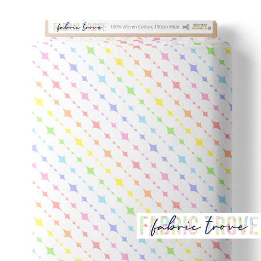 C100 - Diagonal Diamonds Pastel
