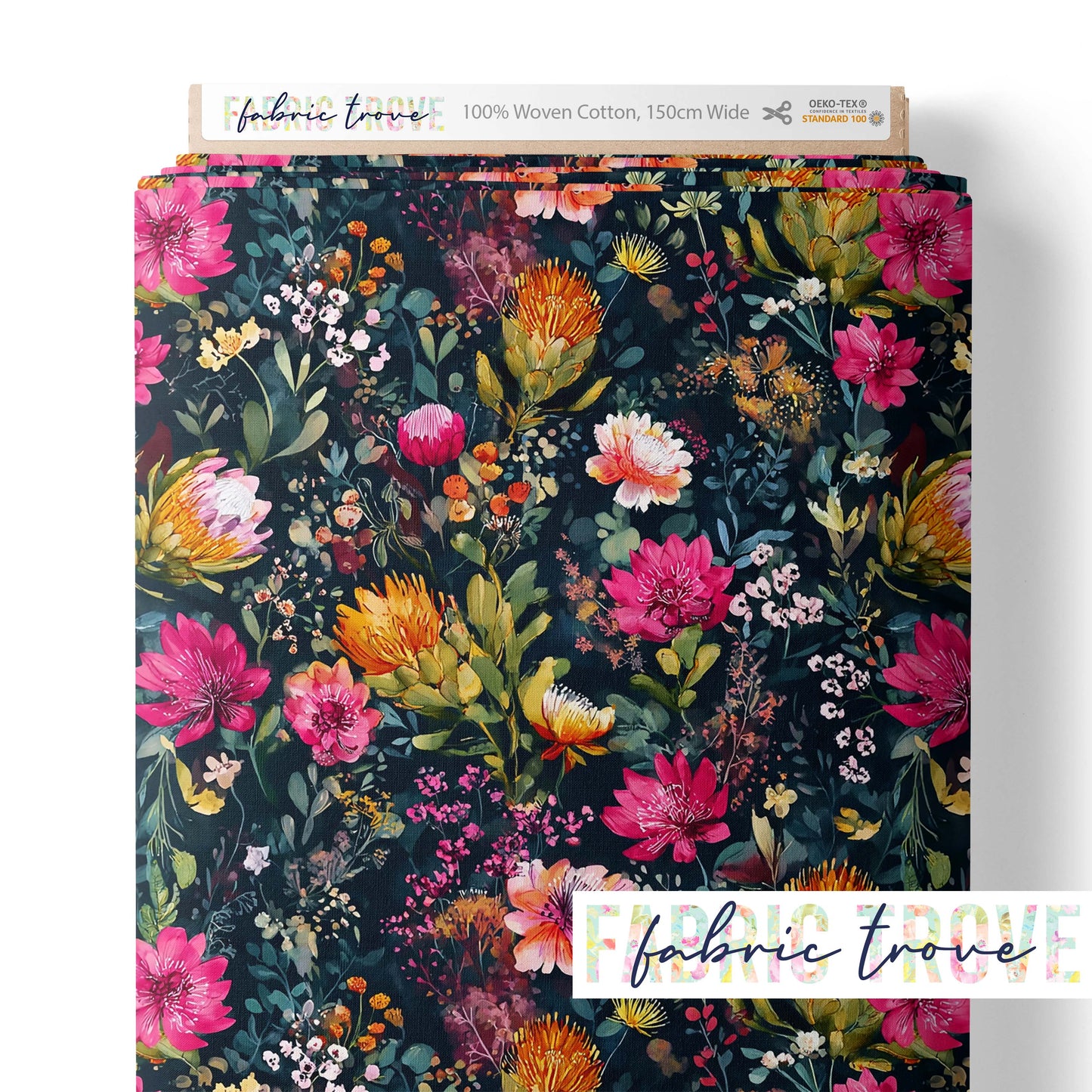 C100 - Ditsy Wildflower Dark