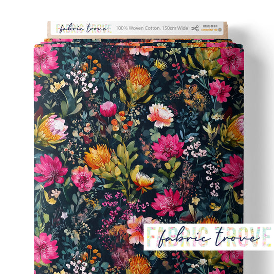 C100 - Ditsy Wildflower Dark