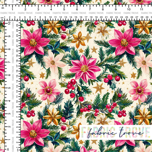 COTTON 100 - Fantasy Holly