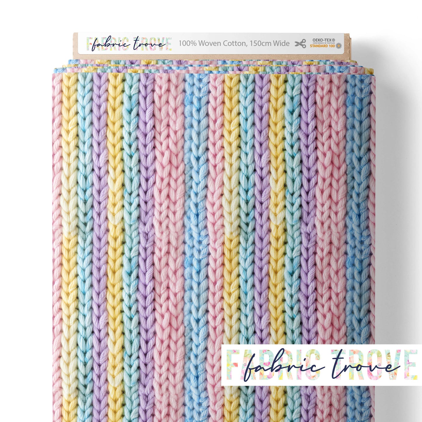 C100 - Faux Knitted Pastel