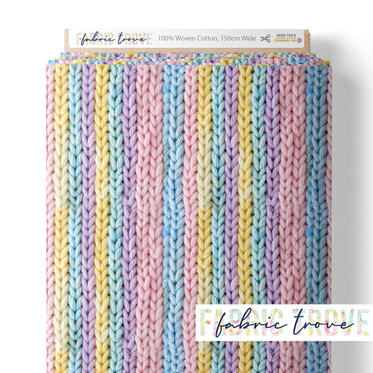 C100 - Faux Knitted Pastel